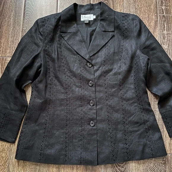 JSONG COLLECTION vintage 100% linen skirt set - Picture 4 of 16